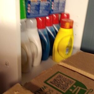 Assorted Laundry Detergent Bottles